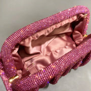 Rhinestone Fold Clutch – Maya