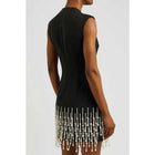 Pearl-Trim Mini Dress – Ilse