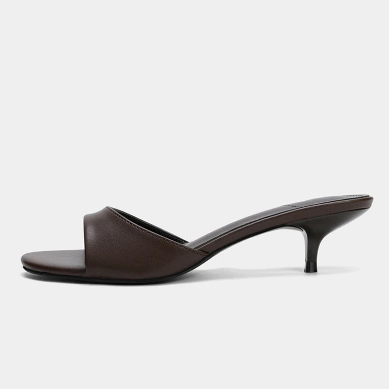 Josephine Leather Mule Sandal