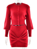 Meredith Knit Sweater & Mini Skirt Set