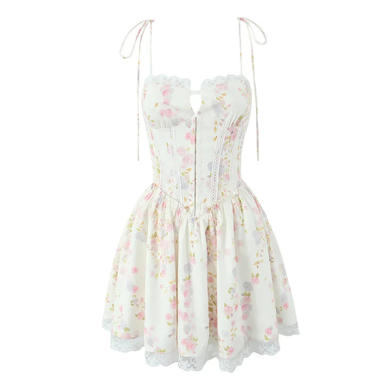 Lace Sling Mini Dress – Ella