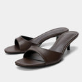 Josephine Leather Mule Sandal