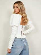 Carraway Ruched Corset Top