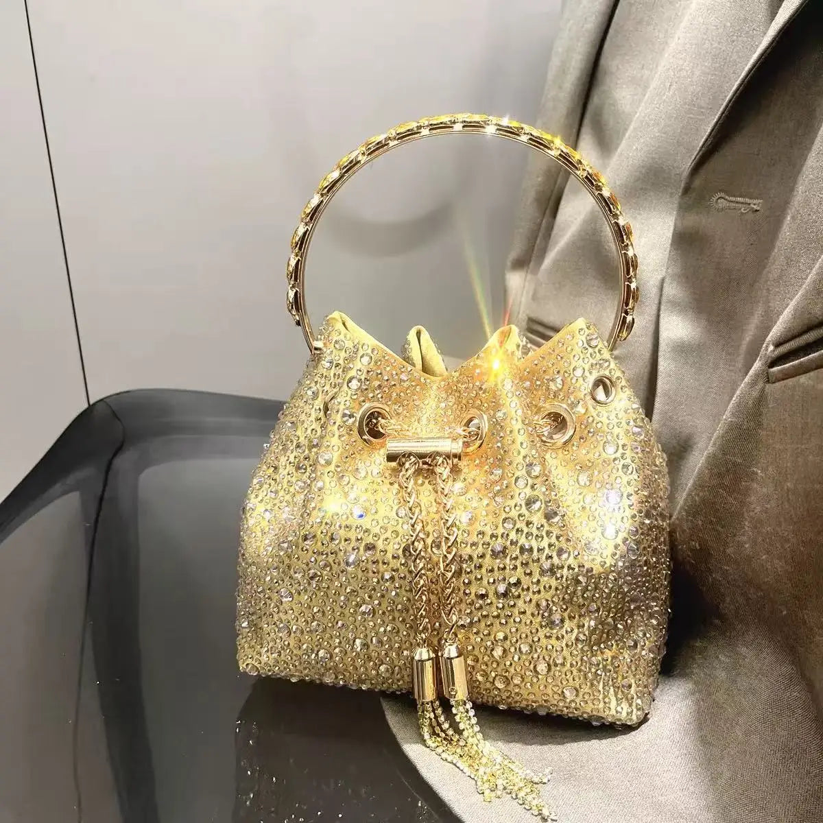 Rhinestone Clutch – Mara