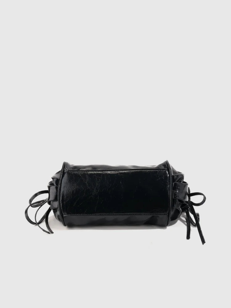 Lennox Rivet Wax Leather Crossbody Tote