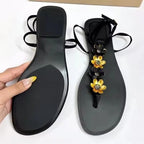 Fleur Ankle-Strap Flat Sandal