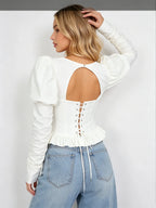Carraway Ruched Corset Top
