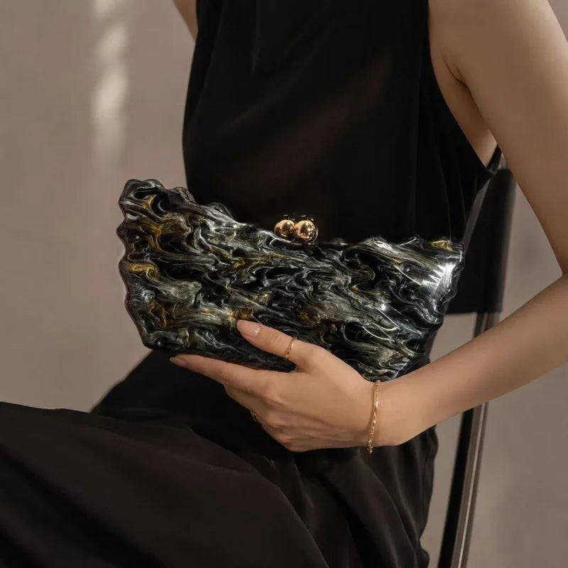 Fenwick Marbled Bowl Clutch