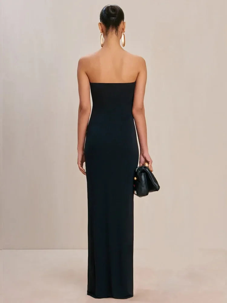 Perpetua Strapless Bandage Maxi Dress