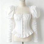 Carraway Ruched Corset Top