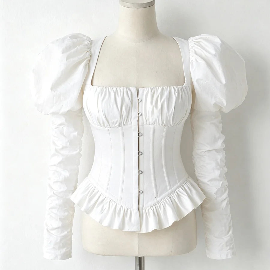 Carraway Ruched Corset Top