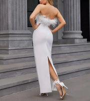 Feather-Trim Dress – Katinka